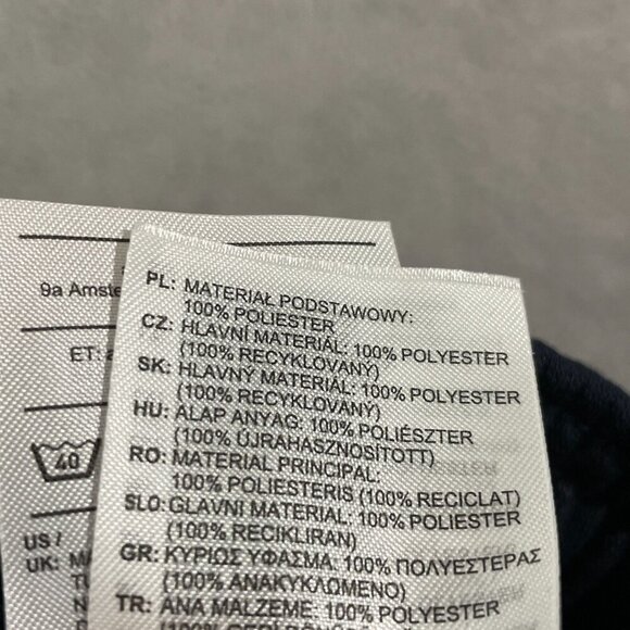 NEW Adidas Mens L Tapered Fit Jogger Sweatpants Navy Blue - Picture 6 of 10